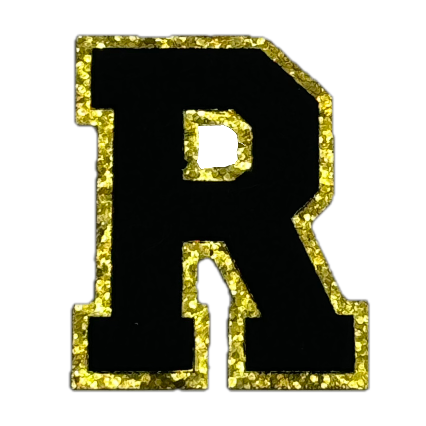 Black Glitter R