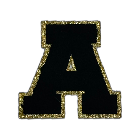 Black Glitter A