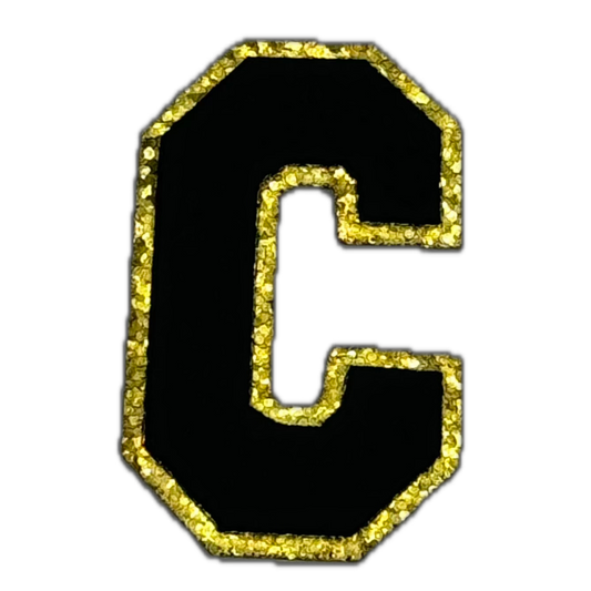 Black Glitter C