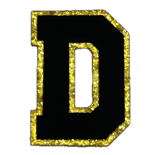 Black Glitter D