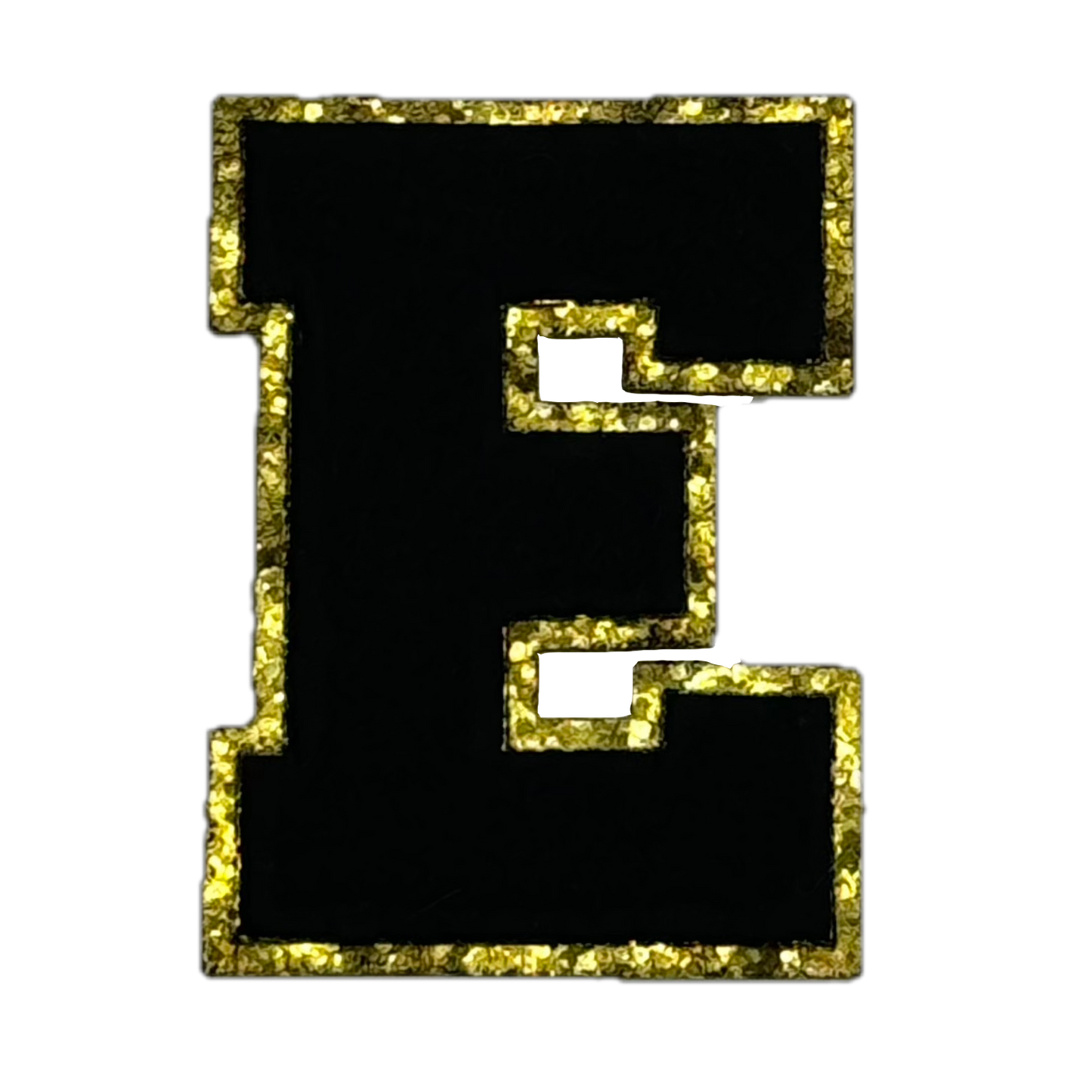 Black Glitter E