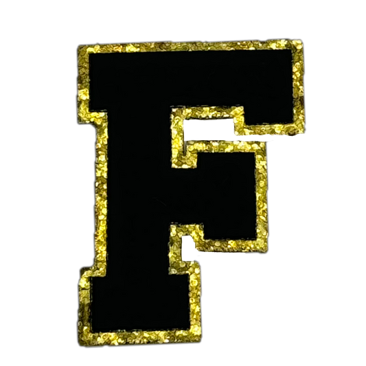 Black Glitter F