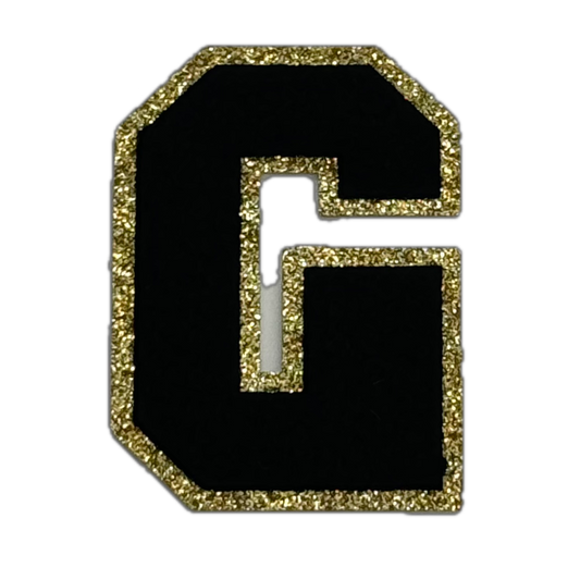 Black Glitter G