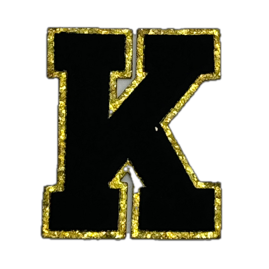 Black Glitter K