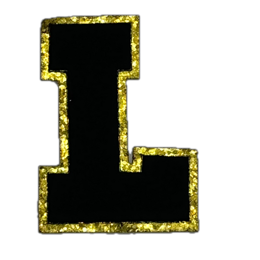 Black Glitter L