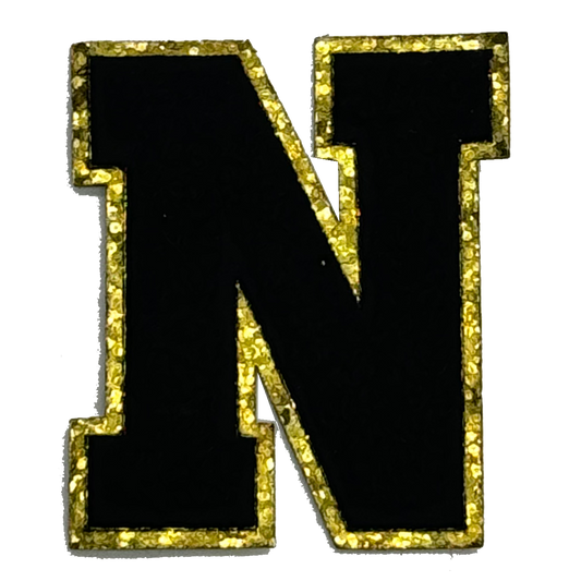 Black Glitter N