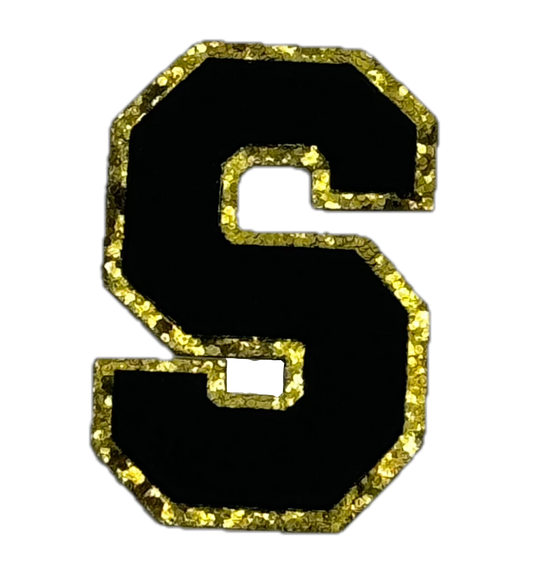 Black Glitter S
