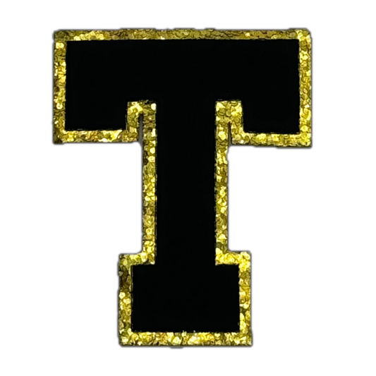 Black Glitter T