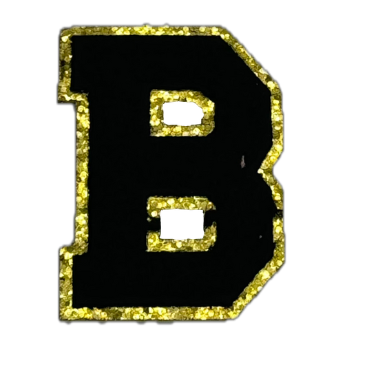 Black Glitter B