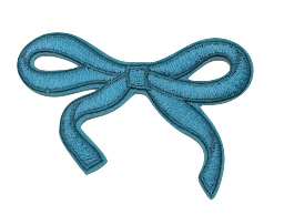 Light Blue Bow